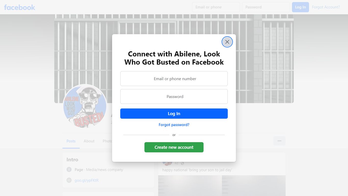 Abilene, Look Who Got Busted - Facebook