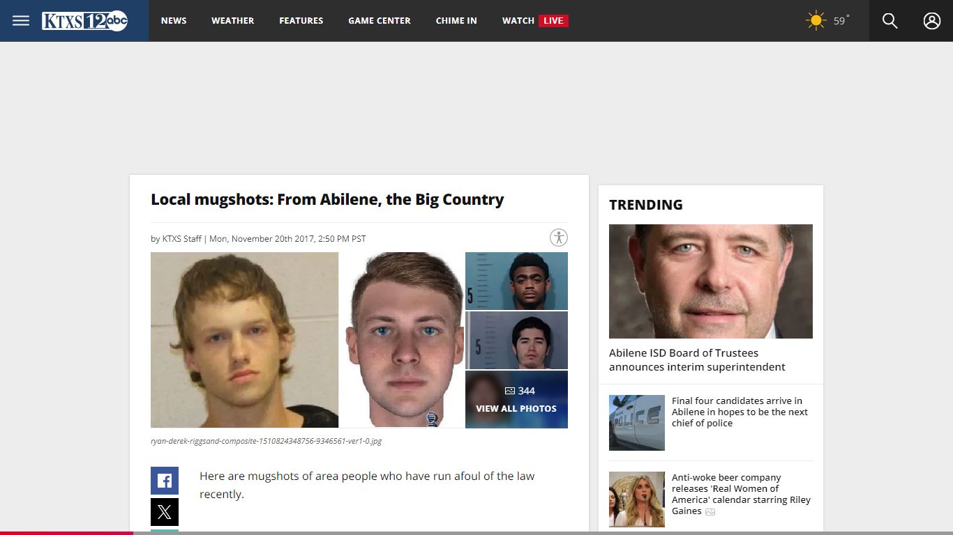 Local mugshots: From Abilene, the Big Country - KTXS